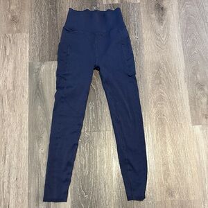 NWOT Fabletics SculptKnit Navy Leggings